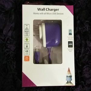 New, Travelocity Purple Wall Charger
